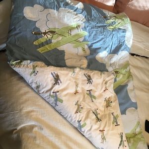 Pottery Barn Kids Airplane toddler comforter